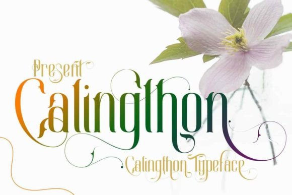 Calingthon: A Display Font for Modern Web Design and Branding