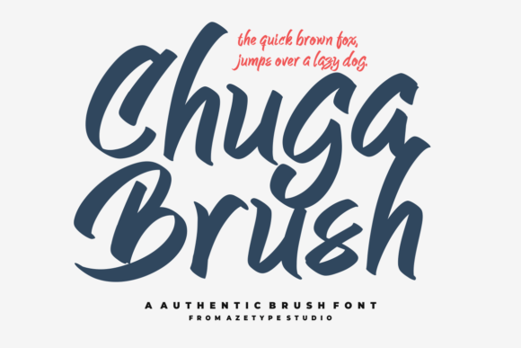 Chuga Brush: The Handcrafted Display Font for Makers and Sellers