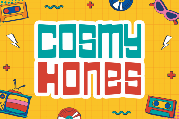 Cosmy Hones: A Playful Display Font for Small Business Branding