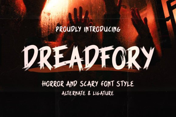 Dreadfory: A Spooky Display Font for Editorial Design