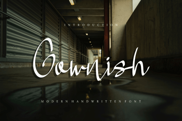 Gownish: A Handwritten Signature Font Built for Modern Brand Content