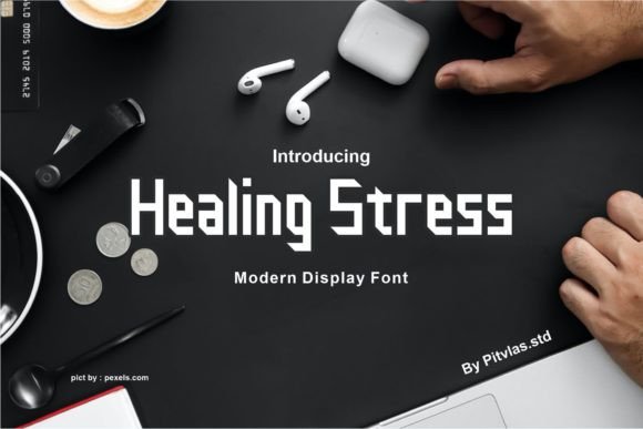 Healing Stress: A Display Font for Editorial Calm