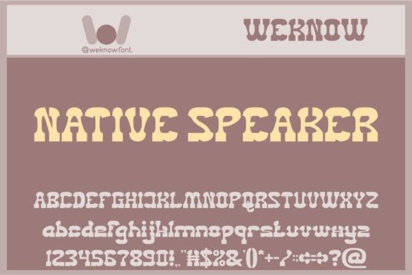 Native Speaker Font: A Thoughtful Choice for Editorial Design