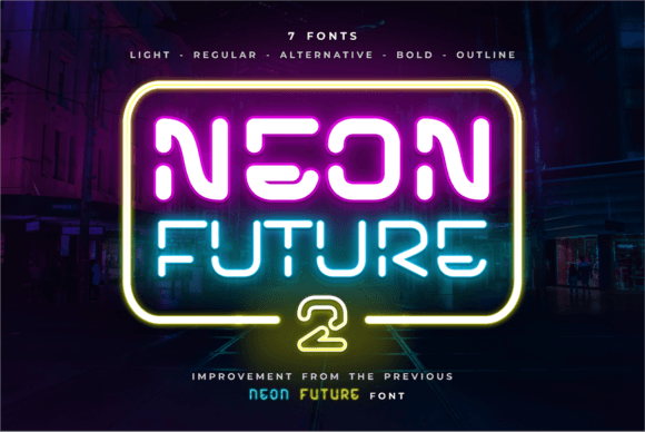 Neon Future 2: A Web Designer’s Review of This Retro-Futuristic Typeface