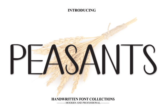 Peasants Font Review: A Handwritten Typeface for Warm Branding