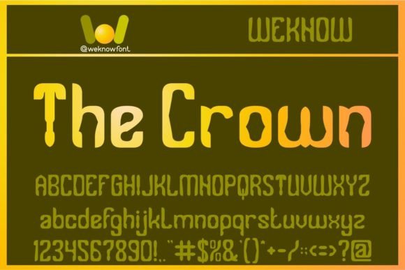 The Crown Font: A Display Typeface for Modern Web Design